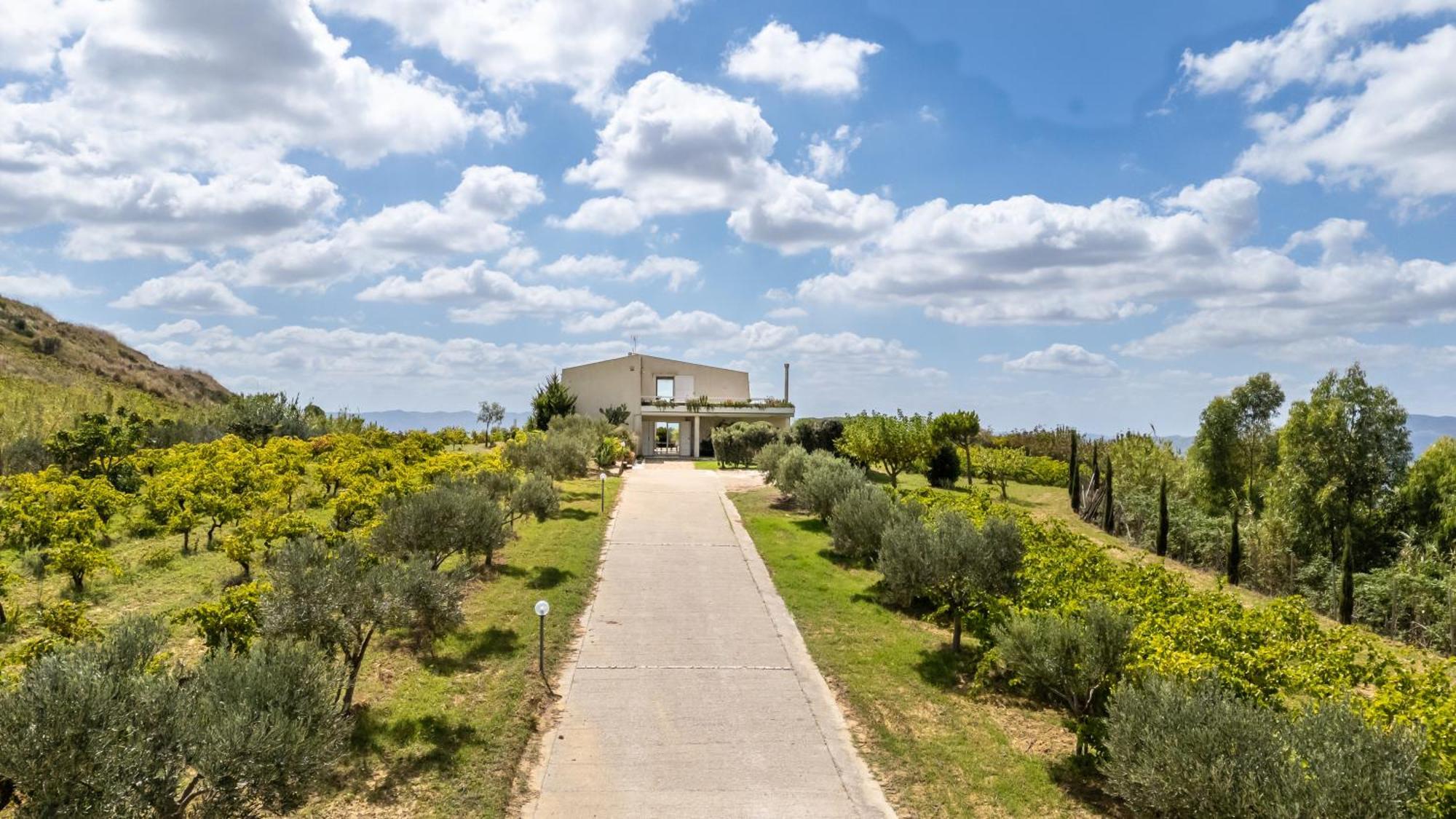 Villa Bonifato Vista Sulle Campagne E Sul Mare Siciliano Cozy House Italy Alcamo Εξωτερικό φωτογραφία